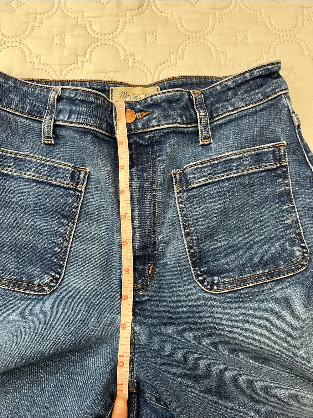 Madewell Curvy Emmett Wide Leg Jeans High Rise 28 NR565 - Picture 7 of 15